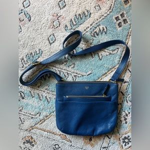 Blue Fossil Crossbody